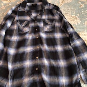 True Religion Women’s Flannel Top